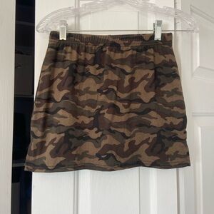 Camouflage Mini Skirt